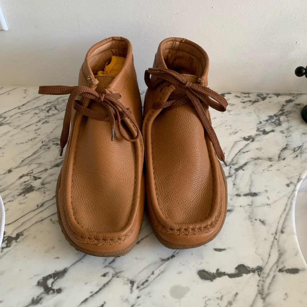 Roots Tan Windsor Leather Ankle Boots 8